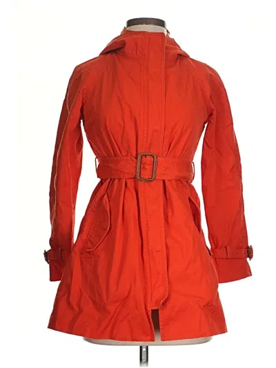 Pre-owned Jcrew Raincoat In Red