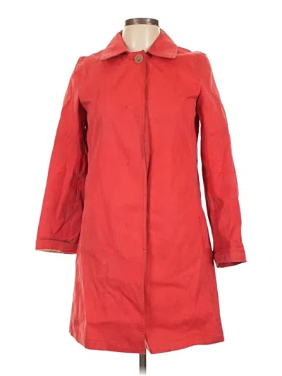 Pre-owned Jcrew Raincoat In Red
