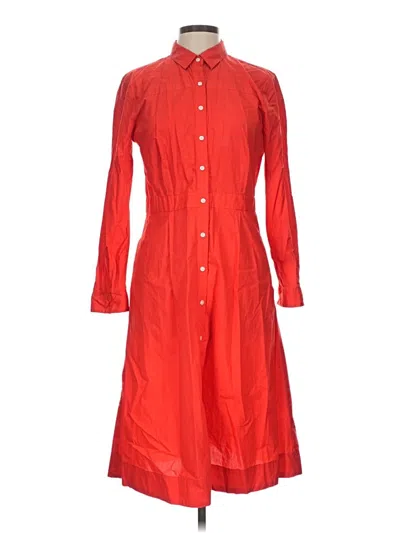 Pre-owned Jcrew Raincoat In Red