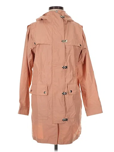 Pre-owned Jcrew Raincoat In Tan