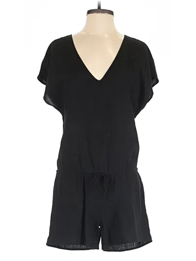 Pre-owned Jcrew Romper In Black