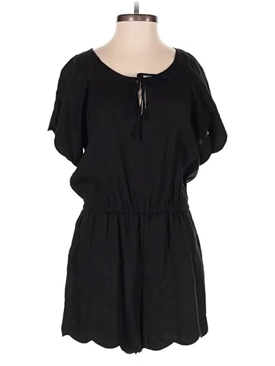 Pre-owned Jcrew Romper In Black