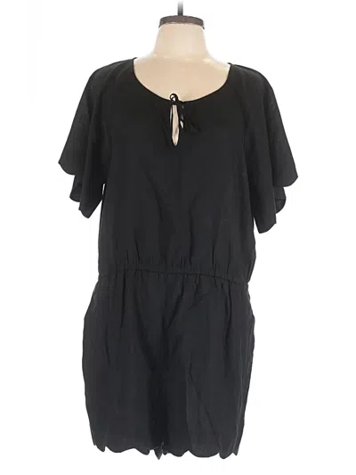 Pre-owned Jcrew Romper In Black