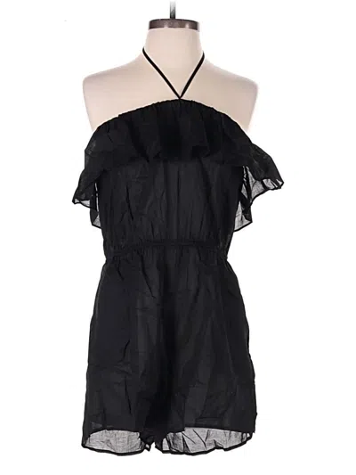 Pre-owned Jcrew Romper In Black