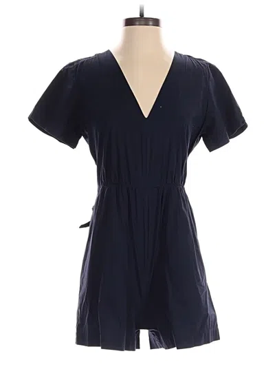 Pre-owned Jcrew Romper In Blue