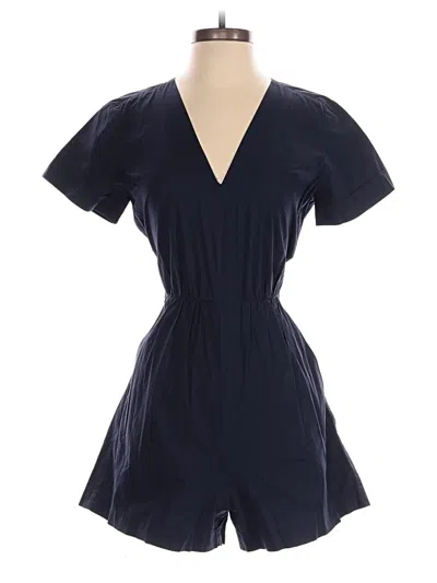 Pre-owned Jcrew Romper In Blue