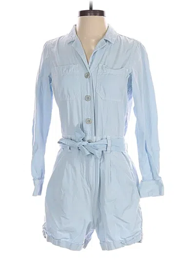 Pre-owned Jcrew Romper In Blue
