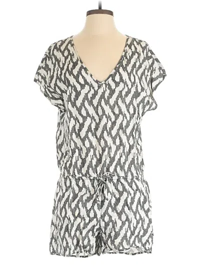 Pre-owned Jcrew Romper In Gray