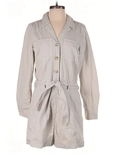 Pre-owned Jcrew Romper In Gray