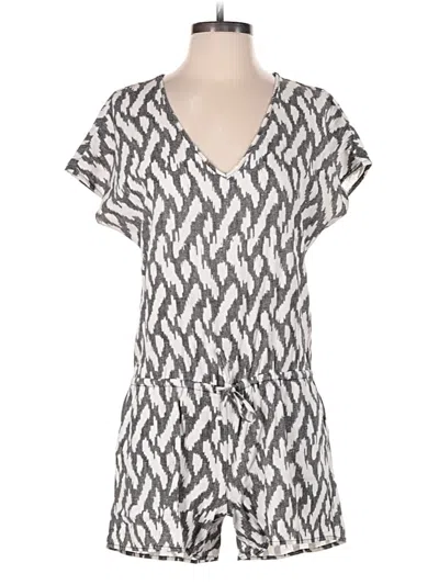Pre-owned Jcrew Romper In Gray