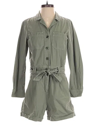 Pre-owned Jcrew Romper In Green
