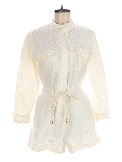 Pre-owned Jcrew Romper In Ivory
