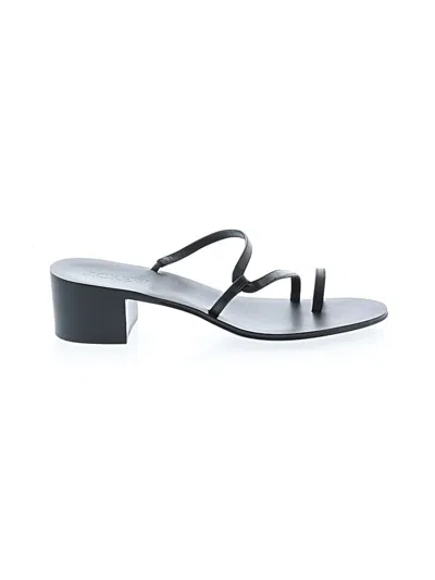 Pre-owned Jcrew Sandals In Black