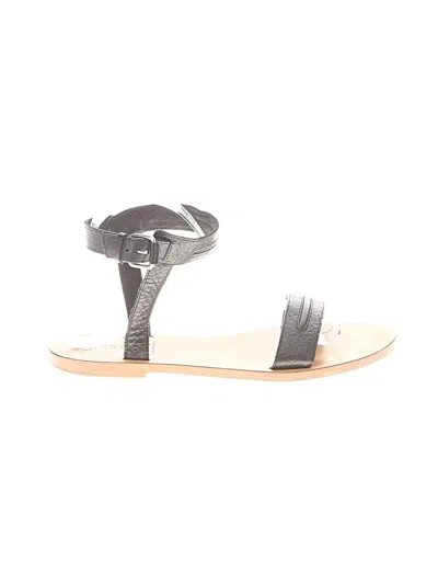 Pre-owned Jcrew Sandals In Black