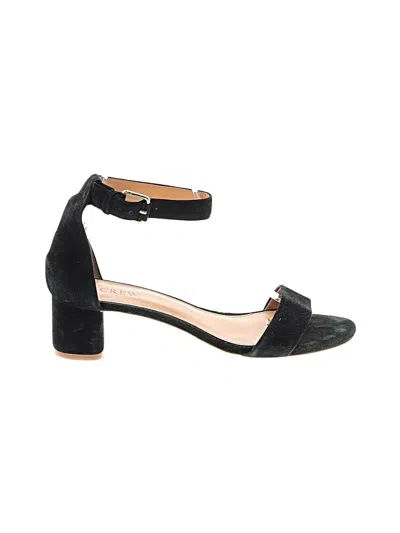 Pre-owned Jcrew Sandals In Black