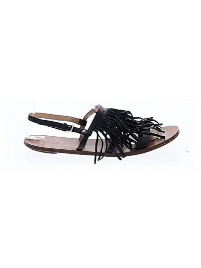 Pre-owned Jcrew Sandals In Black