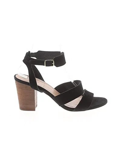 Pre-owned Jcrew Sandals In Black
