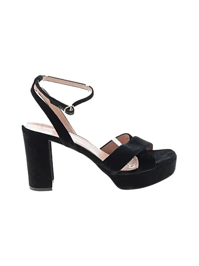 Pre-owned Jcrew Sandals In Black
