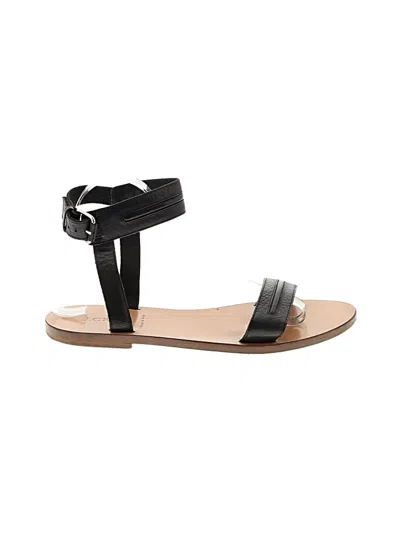 Pre-owned Jcrew Sandals In Black