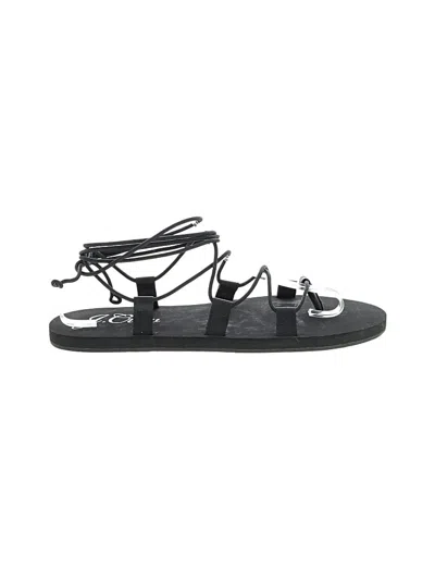 Pre-owned Jcrew Sandals In Black
