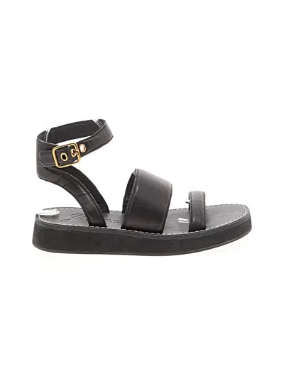 Pre-owned Jcrew Sandals In Black