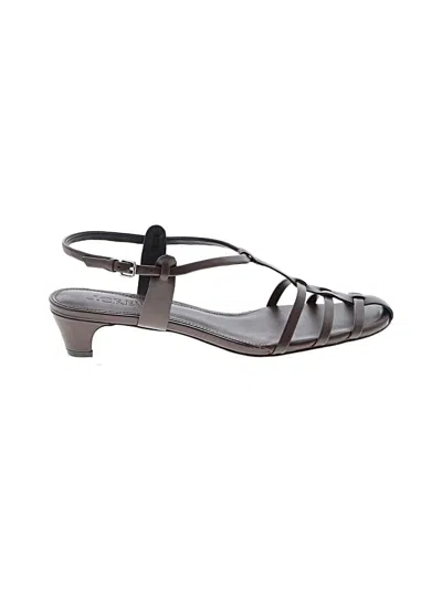 Pre-owned Jcrew Sandals In Black