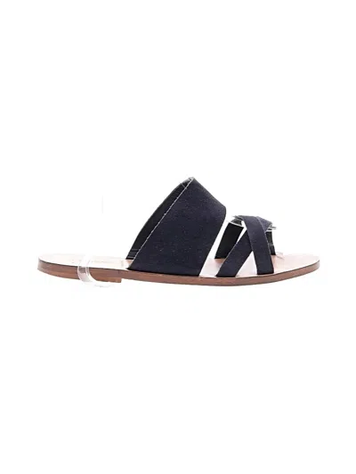 Pre-owned Jcrew Sandals In Blue