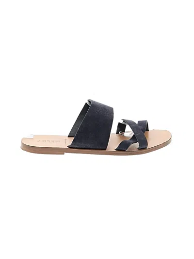 Pre-owned Jcrew Sandals In Blue