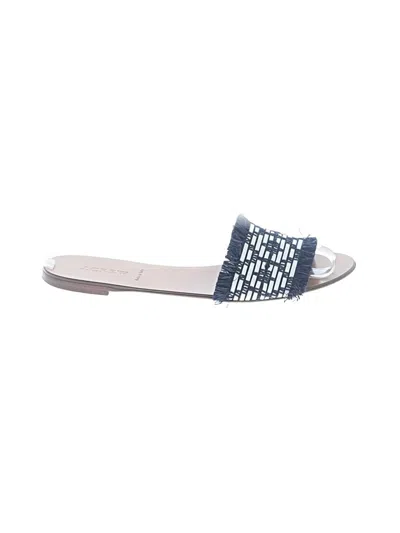 Pre-owned Jcrew Sandals In Blue