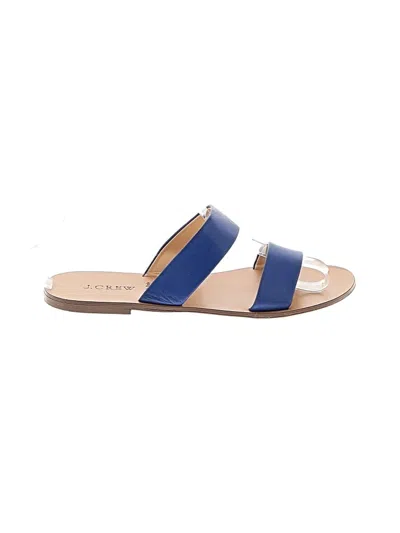 Pre-owned Jcrew Sandals In Blue