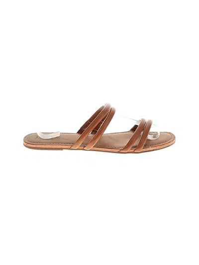 Pre-owned Jcrew Sandals In Brown