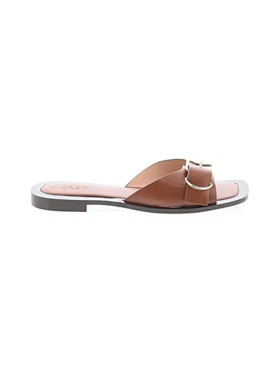 Pre-owned Jcrew Sandals In Brown