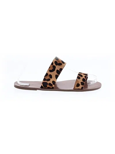 Pre-owned Jcrew Sandals In Brown