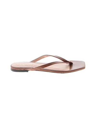 Pre-owned Jcrew Sandals In Brown