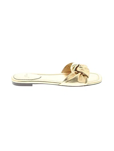 Pre-owned Jcrew Sandals In Gold