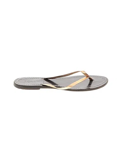 Pre-owned Jcrew Sandals In Gold
