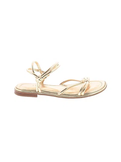Pre-owned Jcrew Sandals In Gold