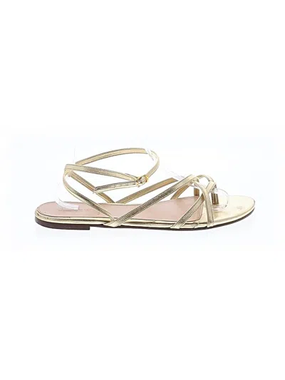 Pre-owned Jcrew Sandals In Gold