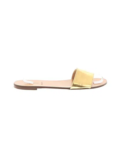 Pre-owned Jcrew Sandals In Gold