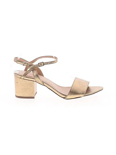 Pre-owned Jcrew Sandals In Gold