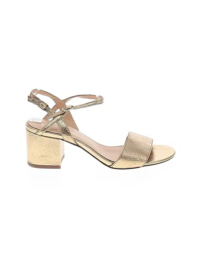 Pre-owned Jcrew Sandals In Gold