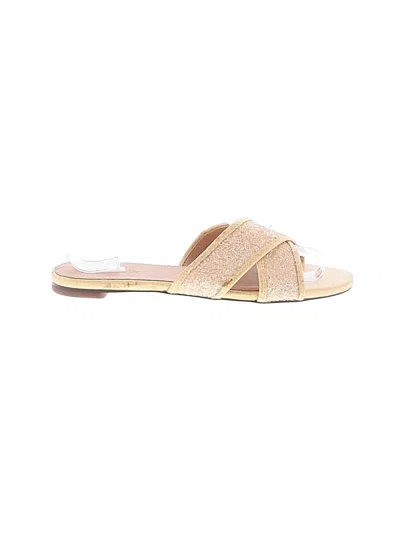 Pre-owned Jcrew Sandals In Gold