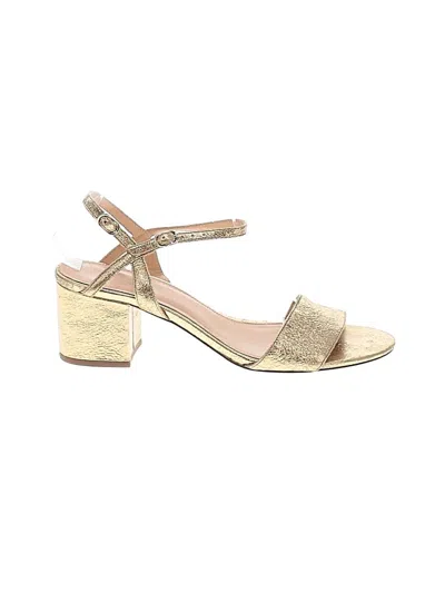 Pre-owned Jcrew Sandals In Gold