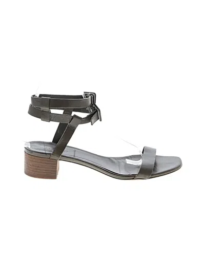 Pre-owned Jcrew Sandals In Green