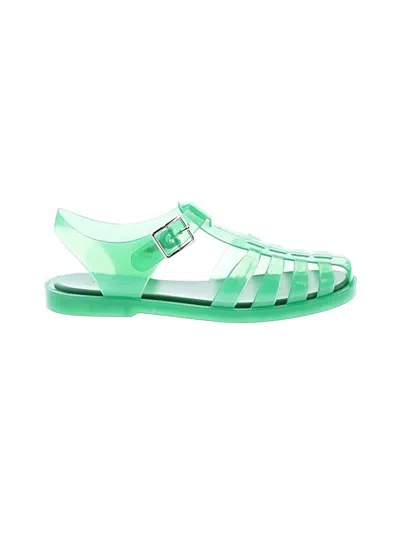 Pre-owned Jcrew Sandals In Green
