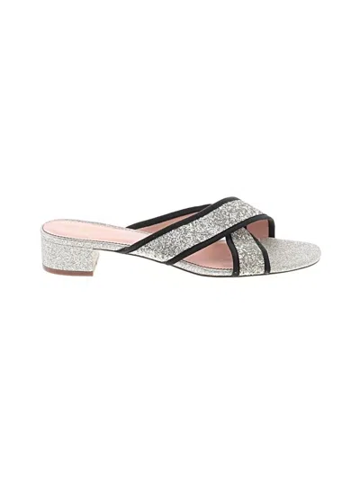 Pre-owned Jcrew Sandals In Silver