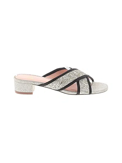 Pre-owned Jcrew Sandals In Silver