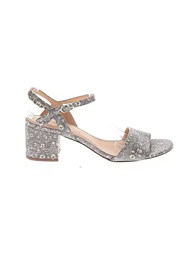Pre-owned Jcrew Sandals In Silver