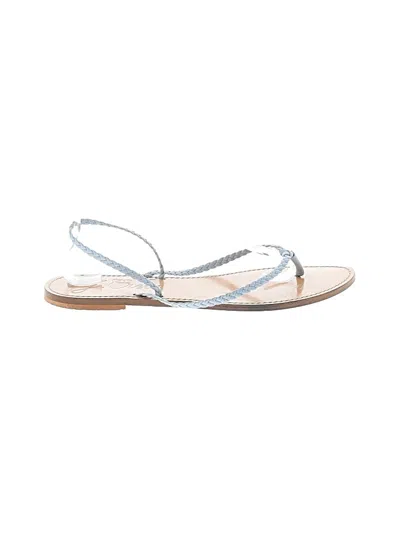 Pre-owned Jcrew Sandals In Silver
