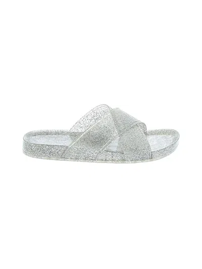 Pre-owned Jcrew Sandals In Silver